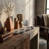 Muse Minimal Gri Dekoratif Tütsülük | Modern Tütsü Tutucu | Masa Üstü Dekoratif Aksesuar