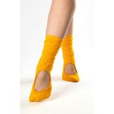 Muse Of Socks Caldo Sarı pilates ve yoga çorabı - Standart
