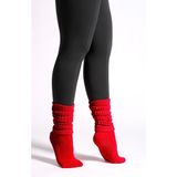 Muse Of Socks Sweetness Kaydırmaz Tabanlı Tozluk Spor Çorap - Standart - Kırmızı