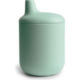 Mushie Cambridge Blue Silikon 6+ Ay Alıştırma Bardağı 175 ml - Yeşil