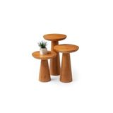 Mushroom 3'Lü Zigon Sehpa