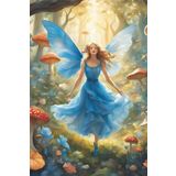 Mushroom Alice in Wonderland Fairy: Wonderland Series notebook/ Journal- 120 Pages; by: Blue Pixie Creations