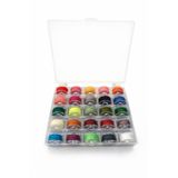 MUSİ PLASTİK MASURA KUTULU İPLİ (ŞEFFAF) 25li ev masurası