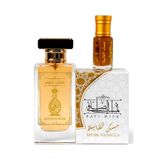 MUSK AL TAHARA Orijinal Vanilya misk seti (Parfüm 50ml + Vanilyamisk 6ml alkolsüz esans)