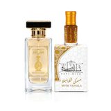 MUSK AL TAHARA Orijinal Vanilya misk seti (Parfüm 50ml + Vanilyamisk 6ml alkolsüz esans)