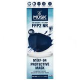 Musk FFP2 KF94 Lacivert Kore Tipi Koruyucu Maske 10'lu