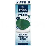 Musk FFP2 KF94 Yeşik Kore Tipi Koruyucu Maske 10'lu