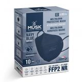 Musk FFP2 Lacivert 10'lu Maske