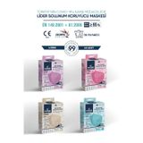 Musk Ffp2 Maske 40 Adet (Lila,pembe,turkaz,krem)