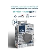 Musk Ffp2 Maske Antrasit 10 Adet
