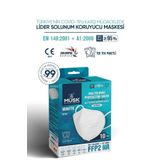 Musk Ffp2 Maske Beyaz Renk 40 Adet