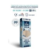 Musk Kf94 Kore Tipi Ffp2 Maske Krem Renk 10 Adet