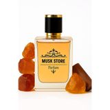MUSK STORE Amber kokusu Parfümü 50ML Sıcak, Ve Odunsu Bir Kokuya Sahiptir. Derin Ve Zarif Koku