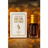 MUSK STORE Amber Parfümü Alkol Içermeyen Esansı 6 ml Sıcak, Ve Odunsu Bir Kokuya Sahiptir. Derin Ve Zarif Koku