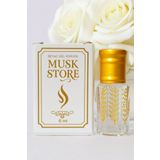 MUSK STORE Beyaz Gül Kokusu Esansı Alkol Içermeyen 6 Ml Hafif, Zarif Ve Temiz Bir Çiçek Kokusudur.