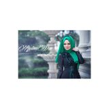 Muslima Wear Muslima Zümrüt Yeşili Fransız Şifon Kumaş Şal