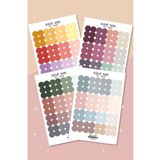 Muslimwalk Pois - Puantiyeli Yuvarlak Sticker Seti #108