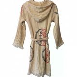 Müslin Kumaş Bornoz Muslin Erkek Kız Çocuk Unisex Müslim Deniz Bornoz Yaz Kış Kapşon Organik Püskül