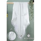 Müslin Örtü & Battaniye 4 Katlı Saçaklı %100 Pamuk 100X110 cm Ekstra Yumuşak ve Nefes Alabilir