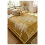 Müslin Pamuklu 220 X 240Cm Çift Kişilik Pike Camel