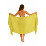 Müslin Peştemal Plaj Havlusu%100 Pamuk 90x180 cm Hafif ve Hızlı Kuruyan Yeşil