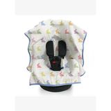 Müslin Puset & Oto Koltuk Örtüsü - Rainbow Lapin Blue
