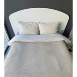Müslin Yatak Örtüsü Pike-Çift Kişilik-Vizon,Ekru - %100 Pamuk - 240 x 230 cm