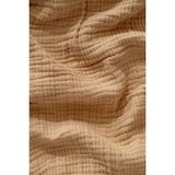 Müslin Yatak Örtüsü Ultra Yumuşak Yüksek Kaliteli 4 Kat Muslin Pike (Tek Kişilik (180X240 Cm) - Bej - 180 x 240 cm