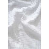 Müslin Yatak Örtüsü Ultra Yumuşak Yüksek Kaliteli 4 Kat Muslin Pike (Tek Kişilik (180X240 Cm) - Beyaz - 180 x 240 cm