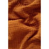 Müslin Yatak Örtüsü Ultra Yumuşak Yüksek Kaliteli 4 Kat Muslin Pike (Tek Kişilik (180X240 Cm) - Camel - 180 x 240 cm