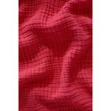 Müslin Yatak Örtüsü Ultra Yumuşak Yüksek Kaliteli 4 Kat Muslin Pike (Tek Kişilik (180X240 Cm) - Fuşya - 180 x 240 cm