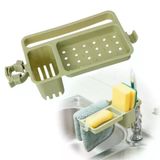 Musluğa Takılan Sünger Havlu Askılı Sabun Hazneli Mutfak Banyo Lavabo Düzenleyici Organizer (5570)