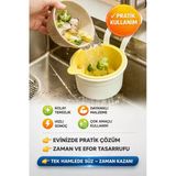 Musluk Askılı Lavabo Süzgeci Makarna Sebze Süzme Gider Filtresi Pratik Mutfak Sepeti Renkli