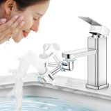 Musluk Genişletici, 1080 ° Uzatma Musluk Havalandırıcı Geniş Açılı Döner Sıçrama Filtresi Musluk Havalandırıcı, Çift Fonksiyonlu Döner Robotik Kol Döner Lavabo Havalandırıcı Püskürtücü Kafası Mutfak