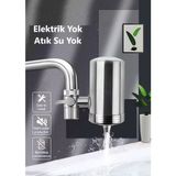 Musluk Suyu Filtresi Paslanmaz Çelik Mutfak Için Mikrofiltrasyon Seramik Filtre Su Arıtma Sistemi