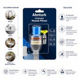 Musluk Ucu Filtresi-6 Katmanlı Taşlı 360 Derece 16-19mm Arası Tüm Musluklara Uyumlu Kireçlenme Yapmayan Filtre