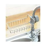 Musluk Üstü Tek Katlı Mutfak Ve Banyo Rafı - Sabun Ve Sünger Askısı