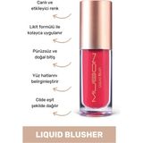 Muson Liquid Blusher Canlı Renkli Likit Allık Pürüzsüz Doğal Bitiriş ile 15 ml - Liçi-Pembe