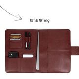 Mussen Macbook Air Pro 15-16 Inç Organizer Evrak & Laptop & Tablet Çantası - 27.5x38cm - Bordo