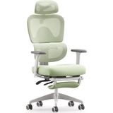 Musso Ergonomik Ofis Koltuğu, 3D Kolçak, Ayak & Baş Desteği, 3 Kademeli Bel Omuru Koruması - Yeşil