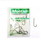 Mustad 32601 NPBN 1-0 Metalik Siyah 7'li Olta İğnesi