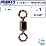 Mustad Demon DLT01 Fırdöndü #1 47kg (10 Adet)