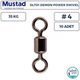 Mustad Demon Dlt01 Fırdöndü #4 35Kg (10 Adet)