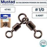 Mustad Demon DLT05 Kombi Fırdöndü #1/0 47kg (5 Adet)