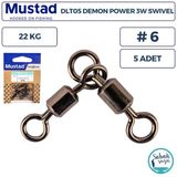 Mustad Demon DLT05 Kombi Fırdöndü #6 22kg (5 Adet)