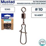 Mustad Demon DLT06 Klipsli Fırdöndü #10 12kg (10 Adet)