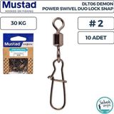 Mustad Demon DLT06 Klipsli Fırdöndü #2 30kg (10 Adet)