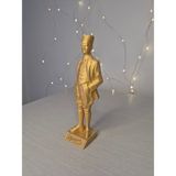 Mustafa Kemal Atatürk - 15 cm Figür Büst Hediye Koleksiyon Hobi - Gold (Altın Sarısı)