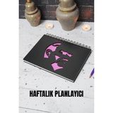 Mustafa Kemal Atatürk Ahşap Plan Defteri - Ajanda - Haftalık Planlayıcı-A5-Hediyelik