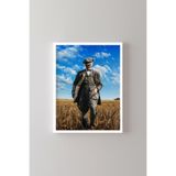 Mustafa Kemal Atatürk - Beyaz Çerçeve, Beyaz, 17 x 23, 23450000002396